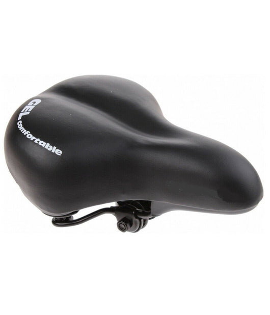 Sella Bicicletta In Gel Sedile Per Bici Mountain Bike Sellino Universale Nero         