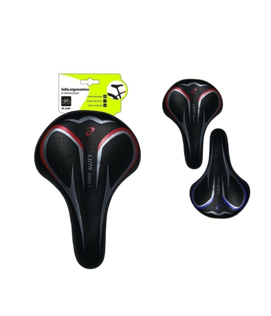 Sella Sellino Bici Morbida In Memory Foam Gel Sportiva Ergonomica Bmx Xc-2564         