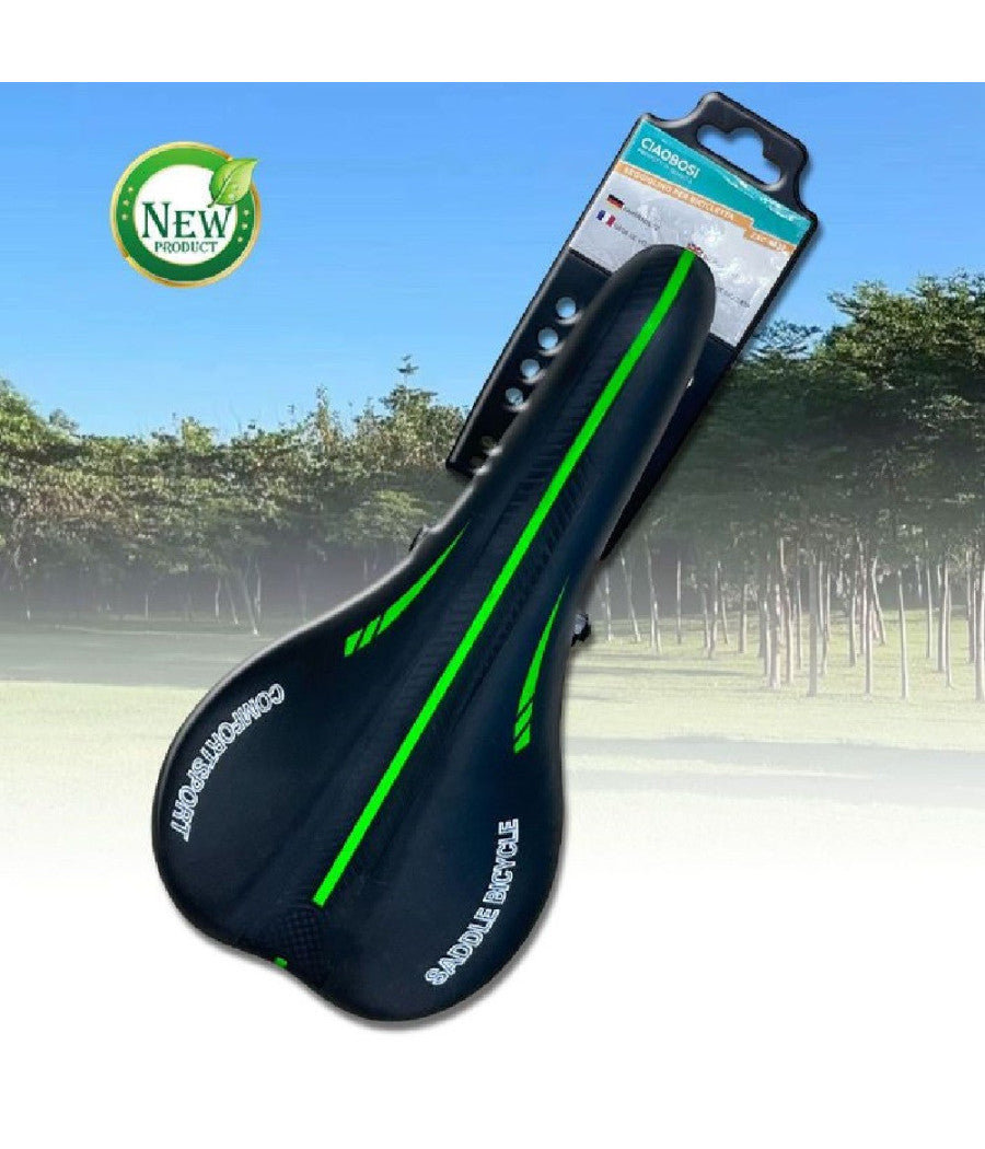 Sella Sellino Per Bici Bicicletta Morbida Gel Sportiva Ergonomica Bmx Zxc-9832         