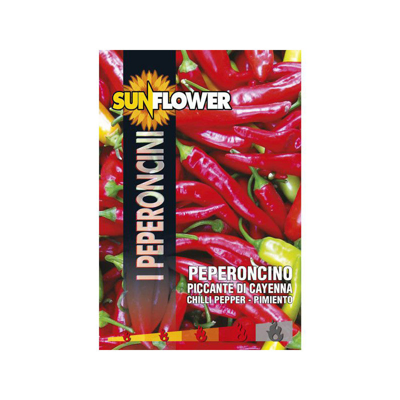 Sementi Peperoncino Cayenna Sunflower