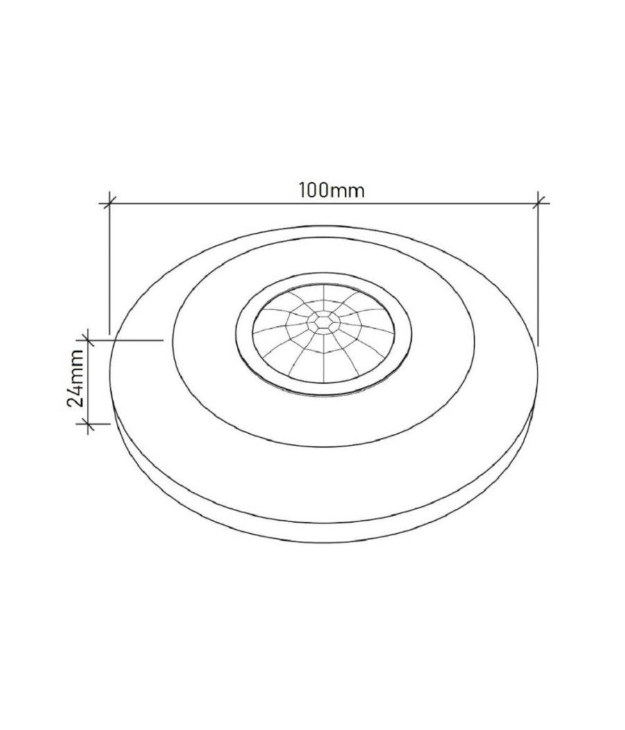 Sensore Di Movimento A Infrarossi 360° Per Lampadine 800watt Ip20 Bianco Yca1050         