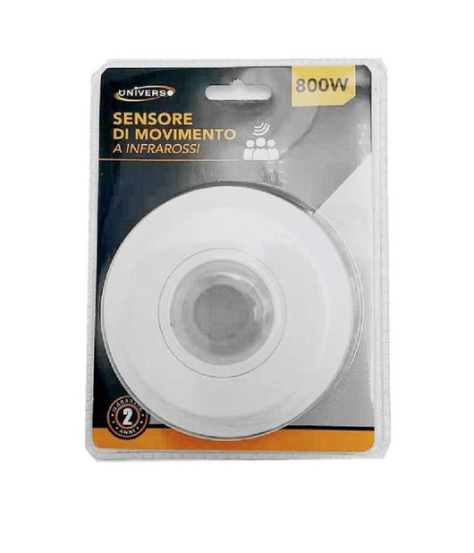 Sensore Di Movimento A Infrarossi 360° Per Lampadine 800watt Ip20 Bianco Yca1050         
