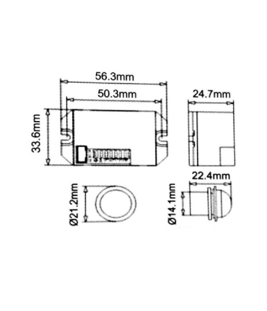 Sensore Di Movimento A Infrarossi Bianco Per Lampade Led Max 800 W Ip20 Ycb1050         
