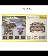 Sensore Di Parcheggio Auto Sistema A 4 Sensori Display Led Ad Ultrasuoni Q-ca202         
