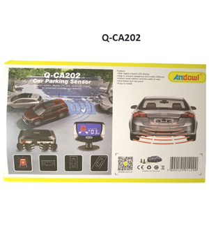 Sensore Di Parcheggio Auto Sistema A 4 Sensori Display Led Ad Ultrasuoni Q-ca202         