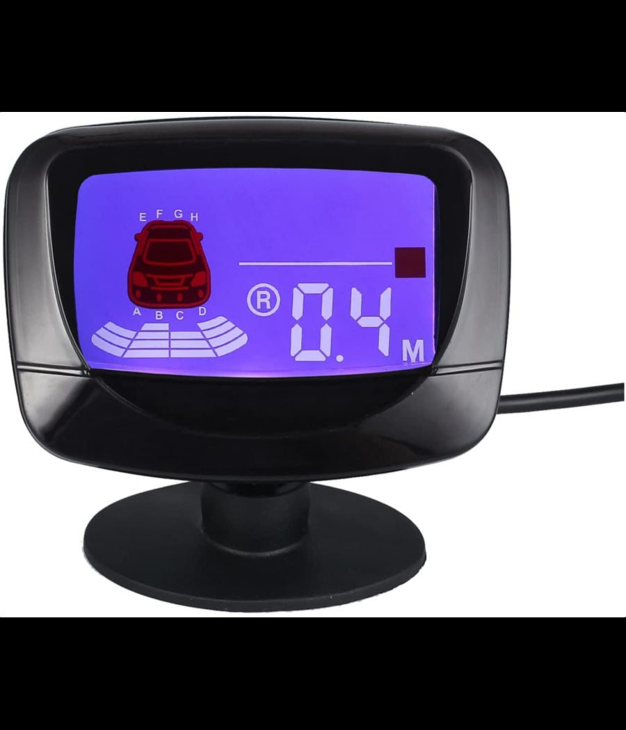 Sensore Di Parcheggio Auto Sistema A 4 Sensori Display Led Ad Ultrasuoni Q-ca202         