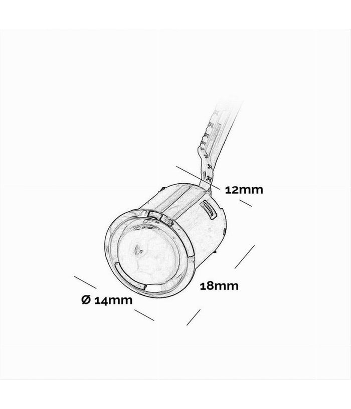 Sensore Interruttore Infrarossi Passaggio Pir Luci Strip Led Mobili 12/24v Sen-movi         