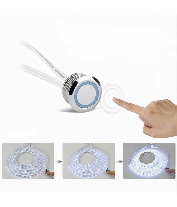 Sensore Interruttore Touch Per Luci Strip Led Pulsante Per Mobili 12/24v Sen-ta         