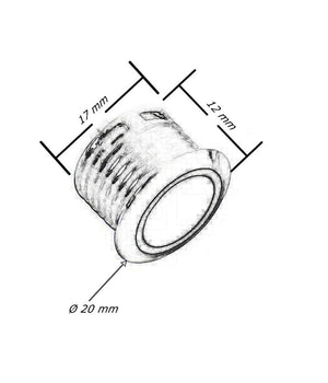 Sensore Interruttore Touch Per Luci Strip Led Pulsante Per Mobili 12/24v Sen-ta         