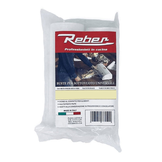 Sacchetti Per Sottovuoto REBER 12x20 cm Goffrati 100 PZ