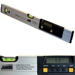 Livella In Alluminio Digitale Con Display 60 Cm Con Custodia