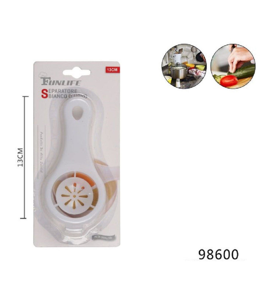 Separa Uovo Dividi Tuorlo Albume Uova Accessorio Cucina Separatore 13 Cm 98600         