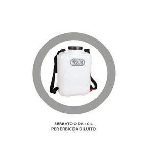 MICRONIZZATORE BATTERIA LITIO ELETTRICO SERBATOIO 10Lt DISERBO JOLLY M10V VOLPI