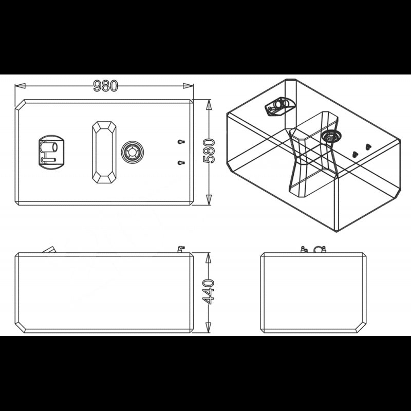 SERBATOIO CARBURANTE LT.207