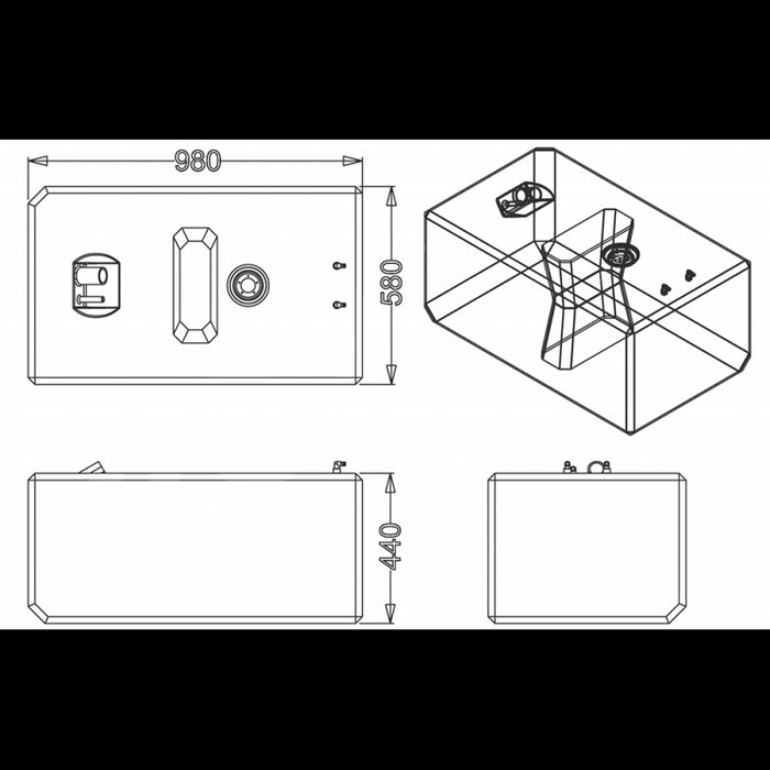 SERBATOIO CARBURANTE LT.207