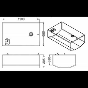 SERBATOIO CARBURANTE LT.270