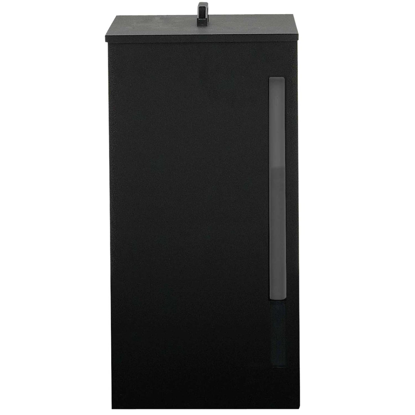 IDMarket - Serbatoio per pellet 45 KG nero 36 x 36 x 76 CM
