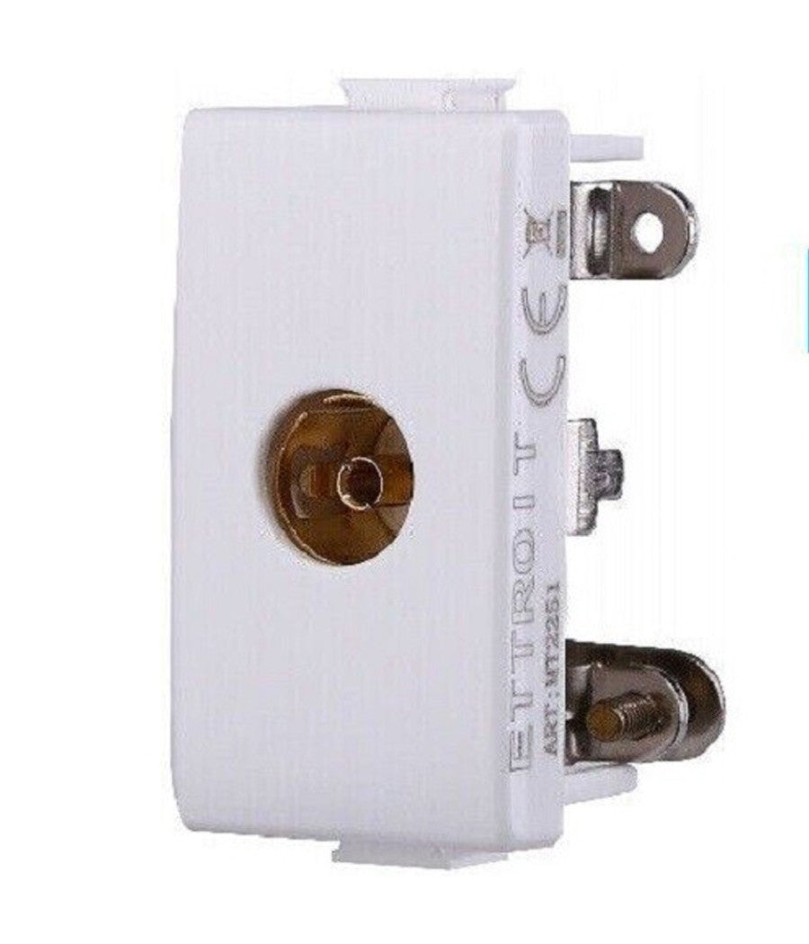 Serie Bticino Frutti Matix Compatibile Presa Schuko Lan Pulsante Deviatore Usb      Presa Tv Femmina   