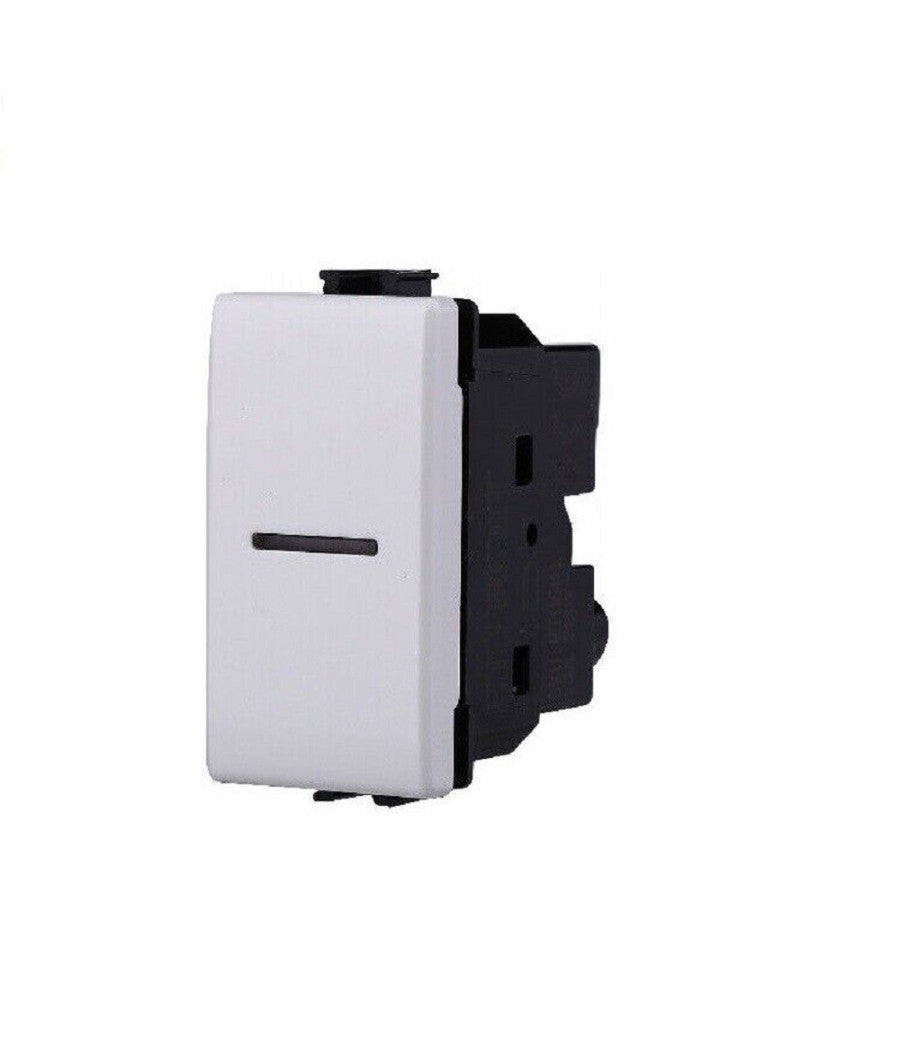 Serie Bticino Frutti Matix Compatibile Presa Schuko Lan Pulsante Deviatore Usb      Deviatore 1p Assiale   