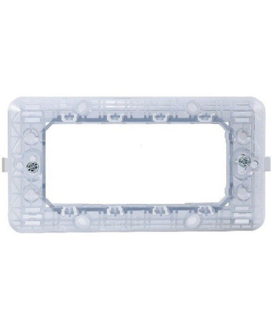 Serie Bticino Frutti Matix Compatibile Presa Schuko Lan Pulsante Deviatore Usb      Supporto 4 Posti   