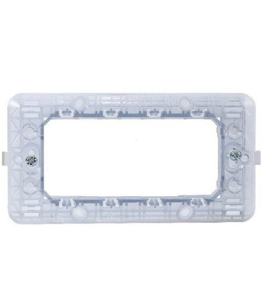 Serie Bticino Frutti Matix Compatibile Presa Schuko Lan Pulsante Deviatore Usb      Supporto 4 Posti   