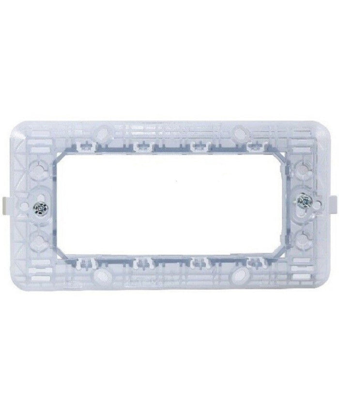 Serie Bticino Frutti Matix Compatibile Presa Schuko Lan Pulsante Deviatore Usb      Supporto 4 Posti   