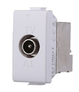 Serie Bticino Frutti Matix Compatibile Presa Schuko Lan Pulsante Deviatore Usb      Presa Tv Maschio   