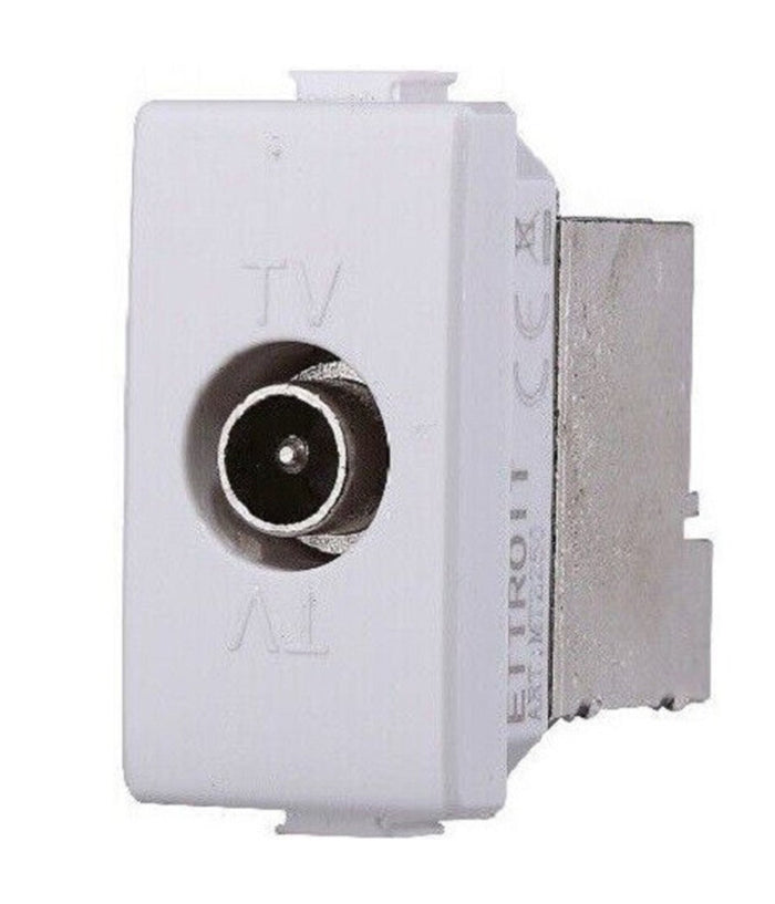 Serie Bticino Frutti Matix Compatibile Presa Schuko Lan Pulsante Deviatore Usb      Presa Tv Maschio   