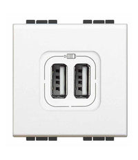 Serie Living International Compatibile Apparecchi Di Comando Moduli Prese Interr      Presa 2 Usb   