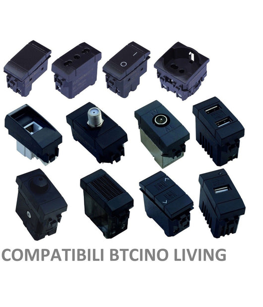 Serie Living International Compatibile Apparecchi Di Comando Moduli Prese Interr         