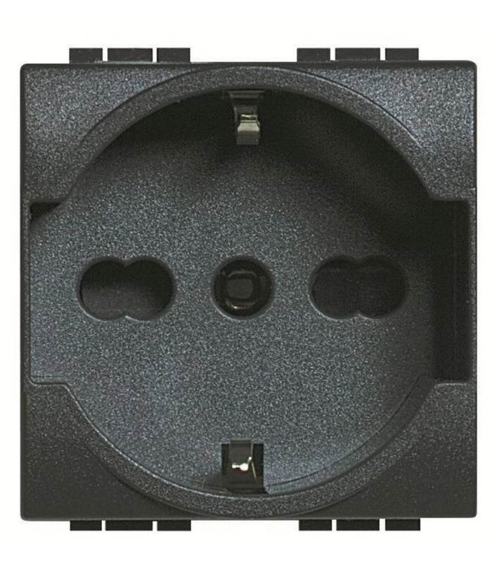 Serie Living International Compatibile Apparecchi Di Comando Moduli Prese Interr      Presa Shuko   