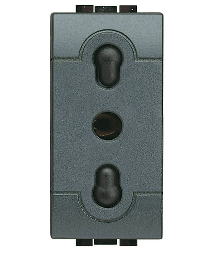 Serie Living International Compatibile Apparecchi Di Comando Moduli Prese Interr      Presa Bipasso   