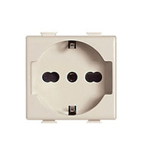 Serie Magic Compatibile Interruttori Bipolari Unipolari Prese Compatibili Moduli      Presa Shuko   