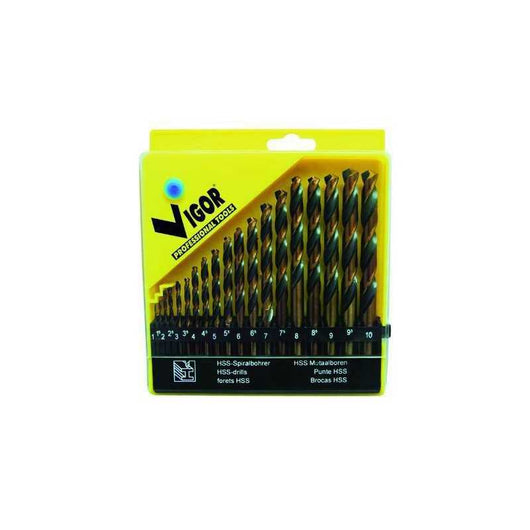 Serie Punte HSS Vigor Bi-Action pz. 19 mm. 1-10