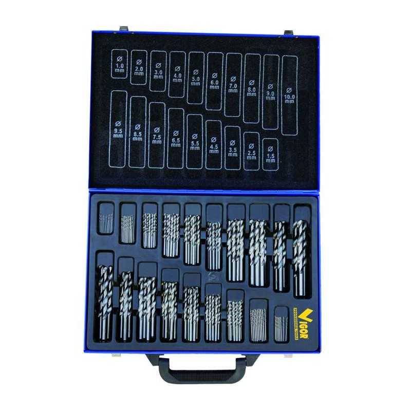 Serie Punte HSS Vigor Dual-Xshort pz. 150 mm. 1-10