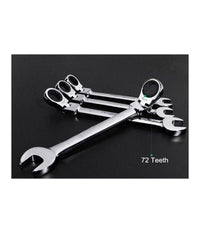 Serie Set Kit 7 Chiavi Snodo A Cricchetto Flessibili In Valigetta Trasporto         