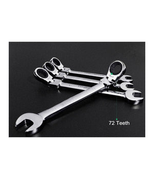 Serie Set Kit 7 Chiavi Snodo A Cricchetto Flessibili In Valigetta Trasporto         