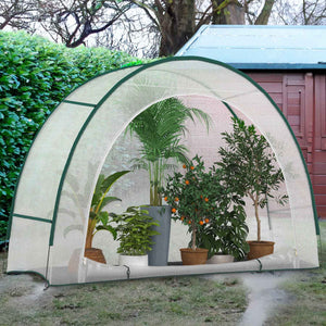 IDMarket - Serra a mezza luna 300 x 80 x 220 cm balcone e terrazza