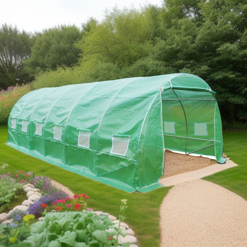 Serra a Tunnel in Polietilene con Finestra Di Ventilazione 300x600