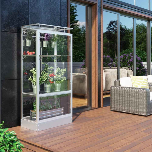 Serra da Balcone Polis 350 Alluminio Anodizzato 81x43x156 cm