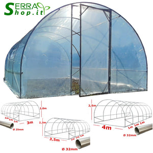 Serra Easy Plus 3,5x4m con copertura PE 200MC