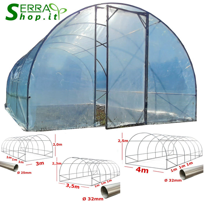 Serra Easy Plus 3,5x9m con copertura PE 200MC