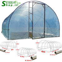 Serra Easy Plus 3,5x5m con copertura PE 200MC