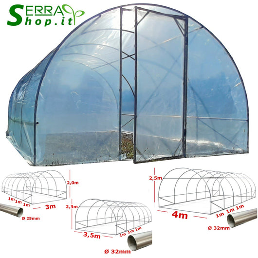 Serra Easy Plus 3,5x5m con copertura PE 200MC