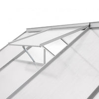 Serra "Idefix" nuova struttura in alluminio e policarbonato alveolare da 4mm con Base inclusa. Dimensioni 250 x 190 cm