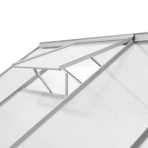 Serra "Idefix" nuova struttura in alluminio e policarbonato alveolare da 4mm con Base inclusa. Dimensioni 250 x 190 cm