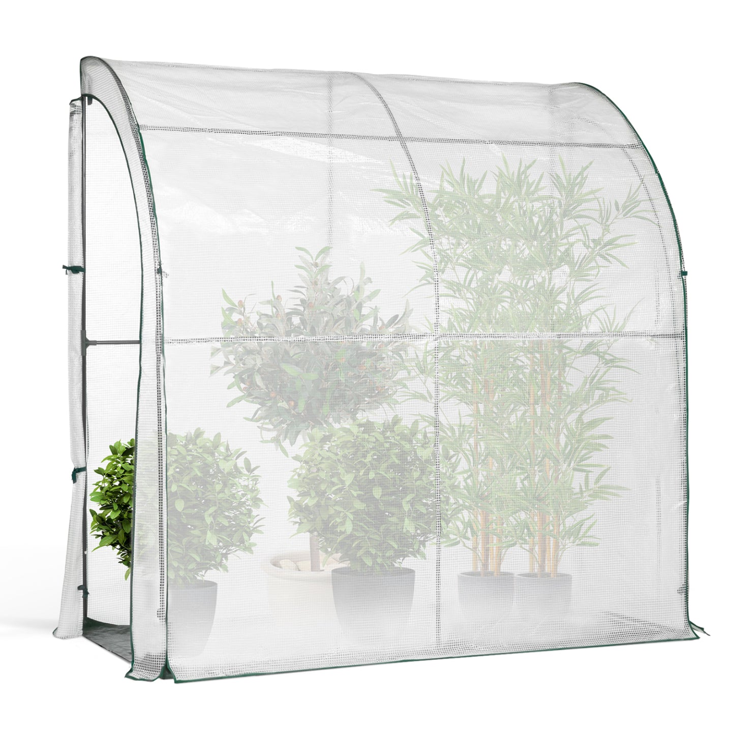 IDMarket - Serra invernale a parete 80 x 200 cm