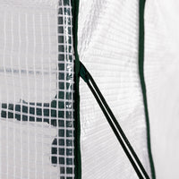 IDMarket - Serra invernale per balcone e terrazza, a forma di casa 200 x 80 x 160 cm