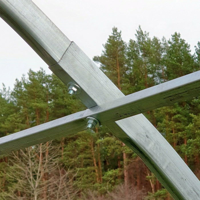 Serra ComPRO 4x4m con copertura policarbonato alveolare 6mm