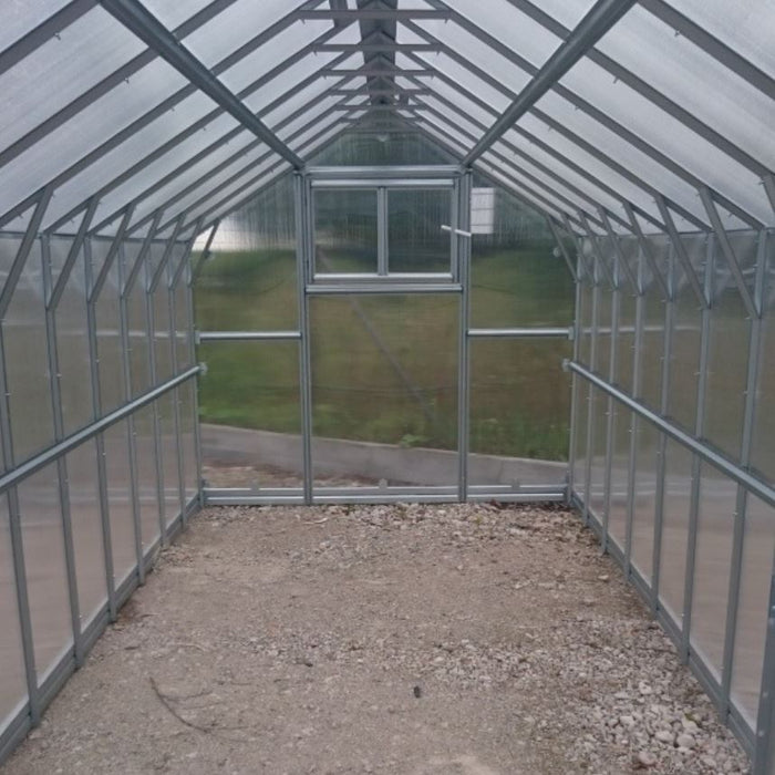 Serra Hause 2,35x10,12m con copertura policarbonato alveolare 6mm